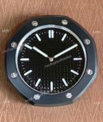 Solid Black Audemars Piguet Royal Oak Wall clock Replica Wholesale